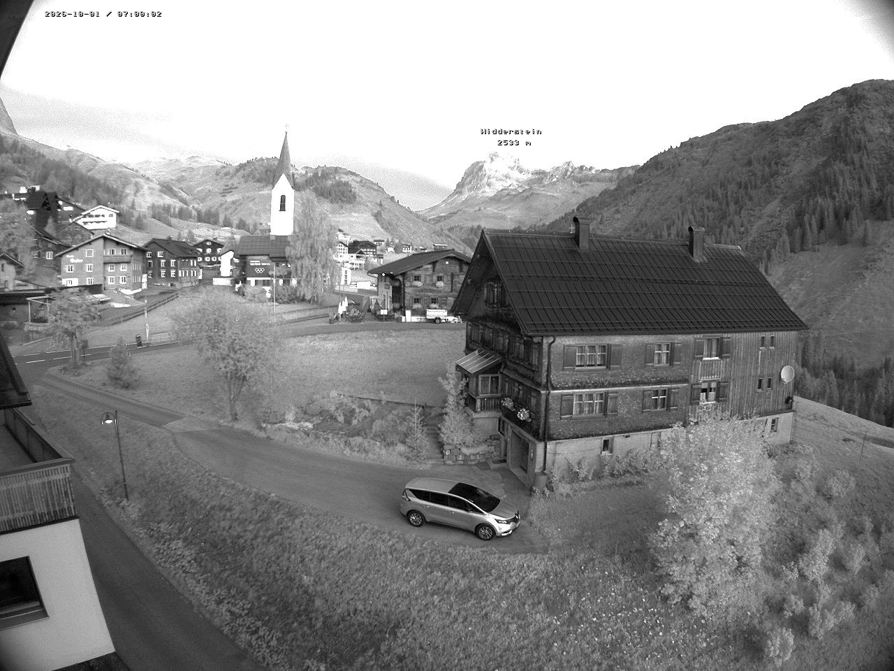 Archiv Foto Webcam Dorfzentrum von Warth