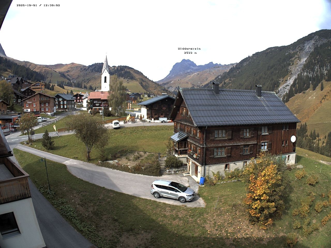 Archiv Foto Webcam Dorfzentrum von Warth