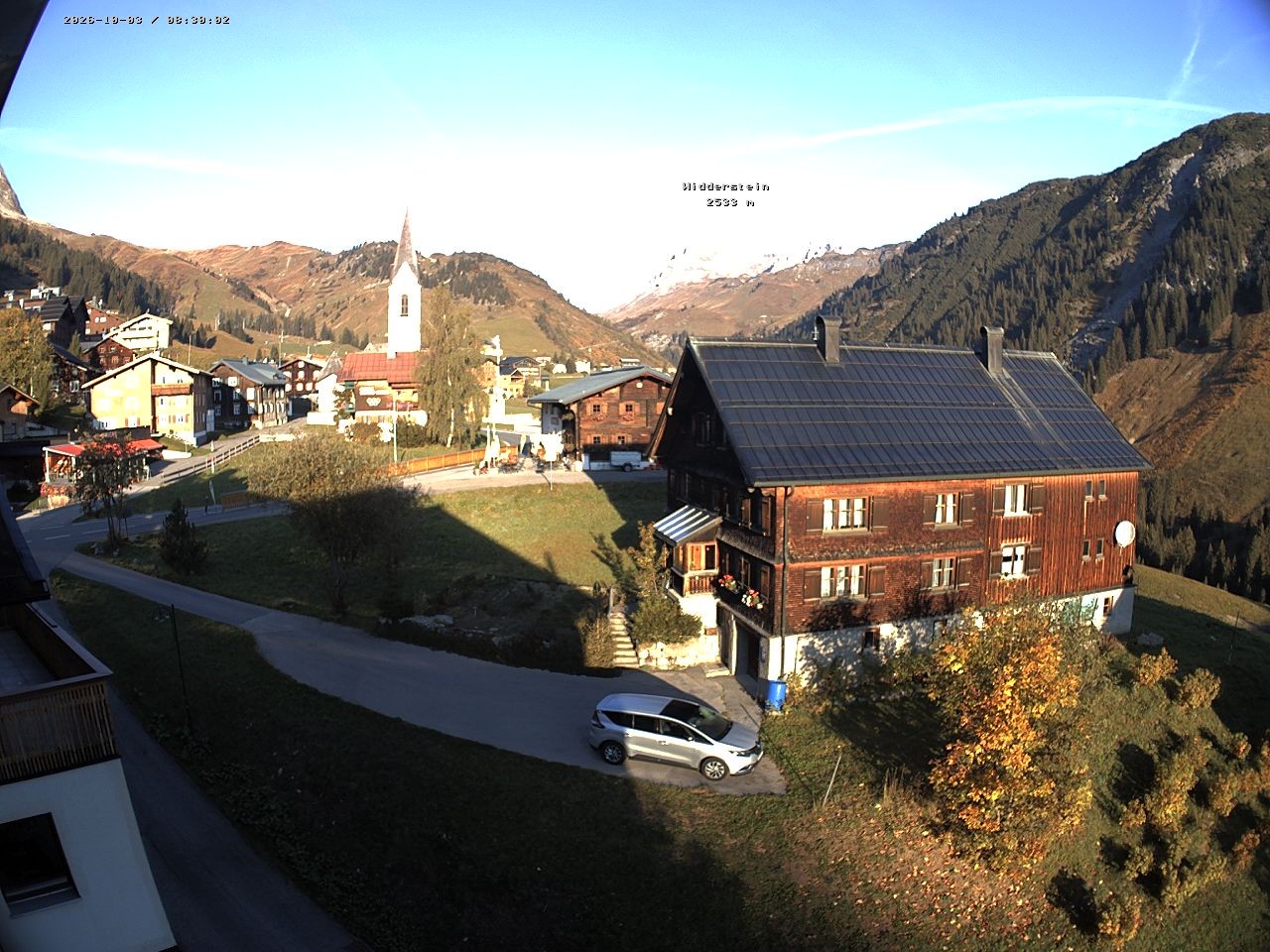 Archiv Foto Webcam Dorfzentrum von Warth