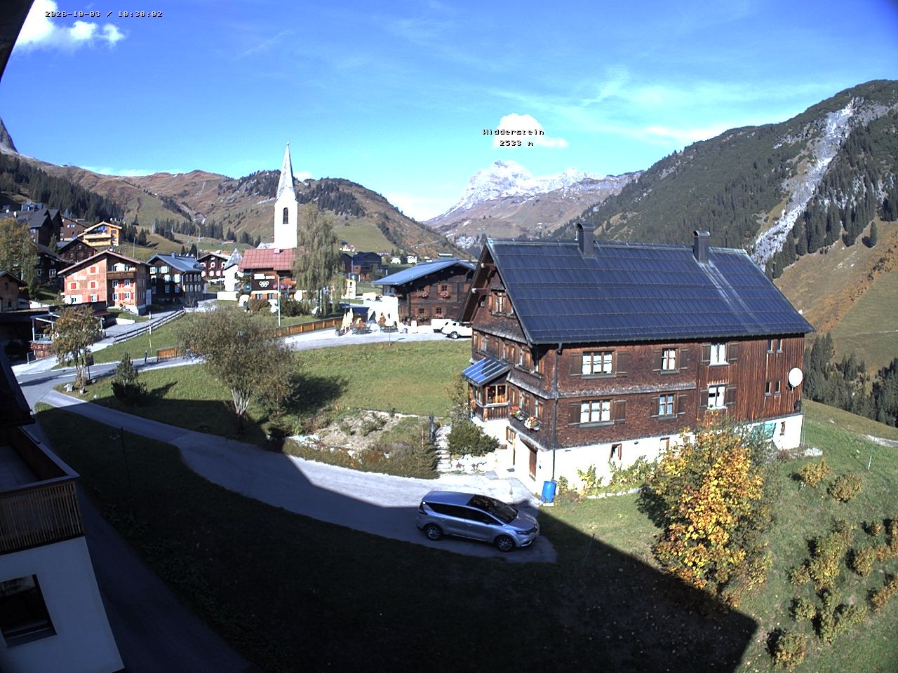 Archiv Foto Webcam Dorfzentrum von Warth