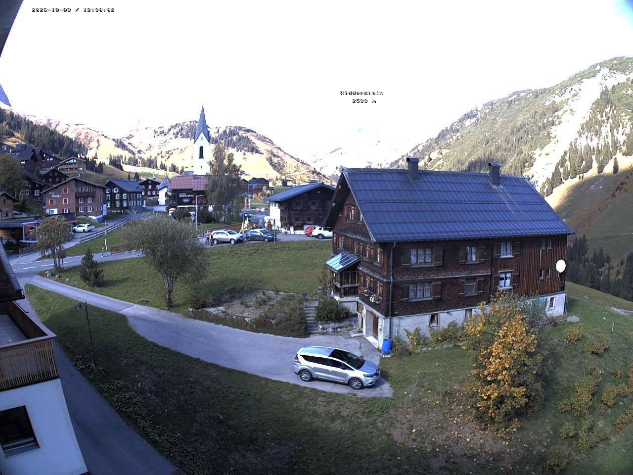 Archiv Foto Webcam Dorfzentrum von Warth