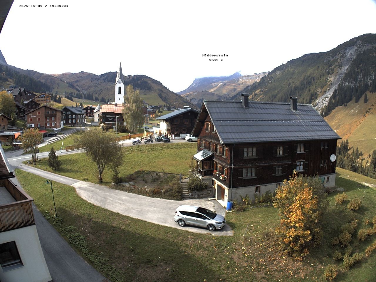 Archiv Foto Webcam Dorfzentrum von Warth