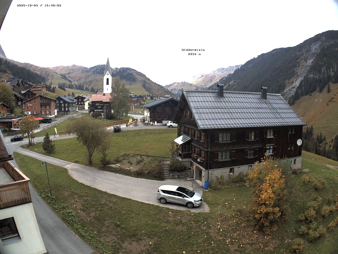 Archiv Foto Webcam Dorfzentrum von Warth