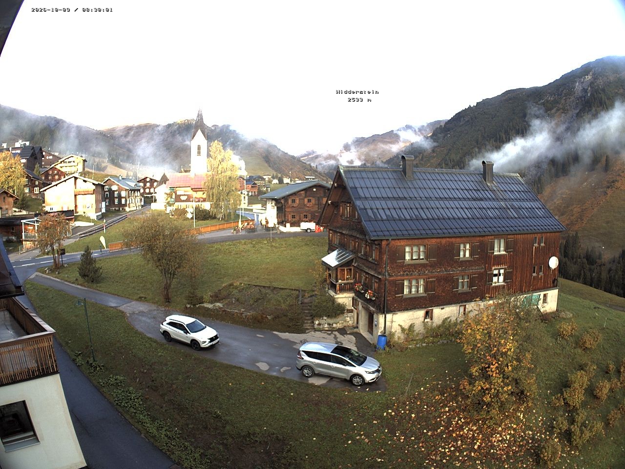 Archived image Webcam Village center Warth