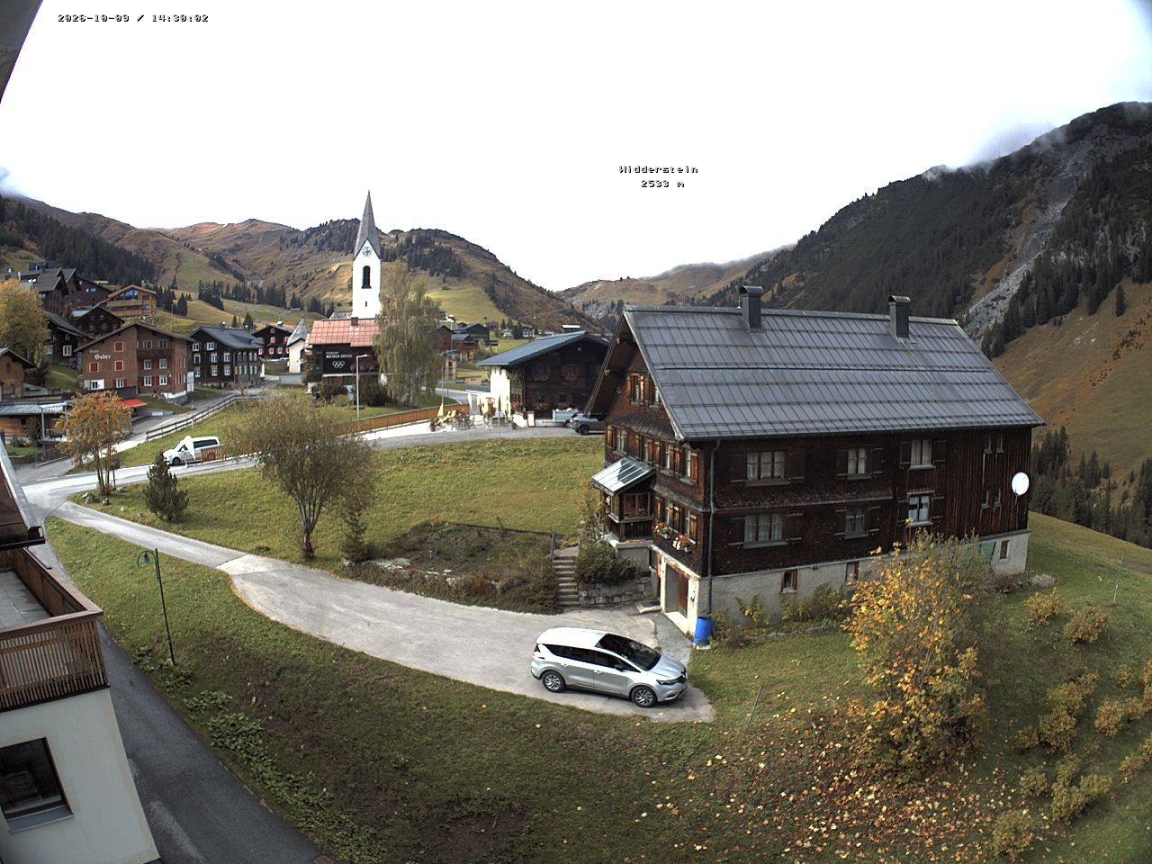 Archiv Foto Webcam Dorfzentrum von Warth