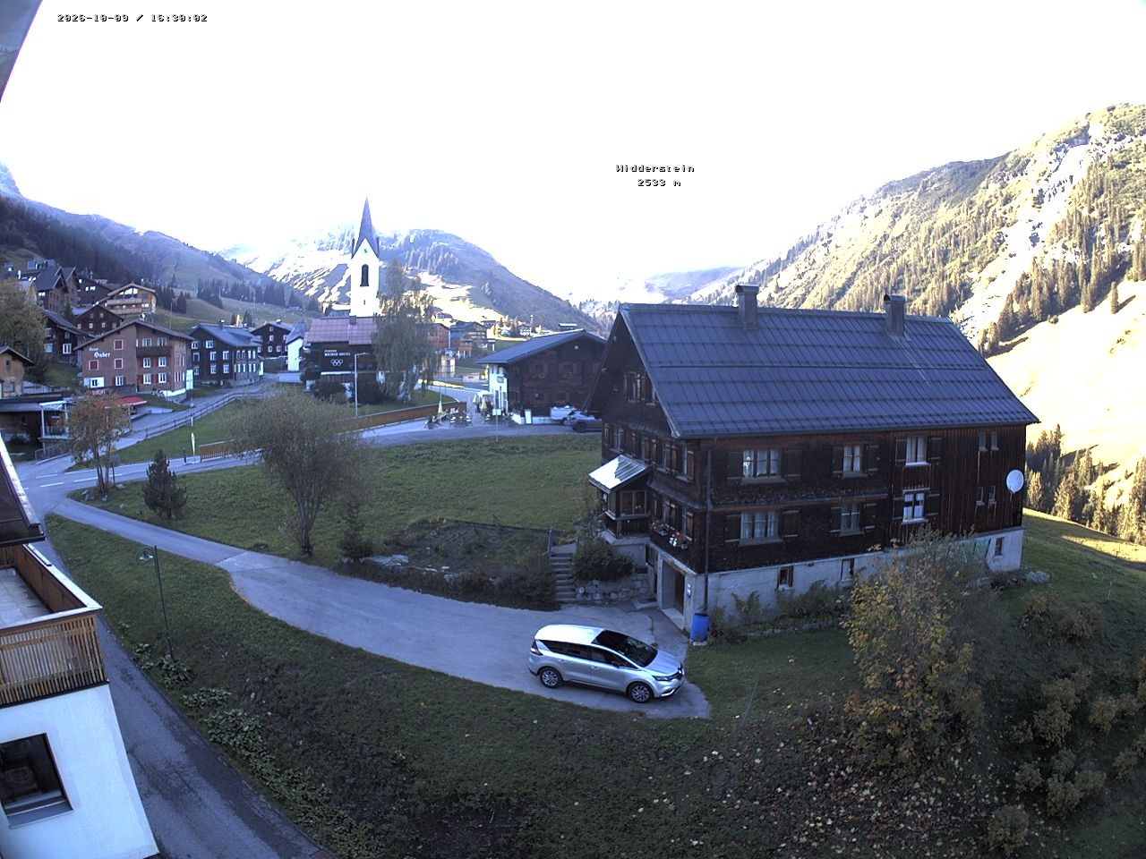 Archiv Foto Webcam Dorfzentrum von Warth