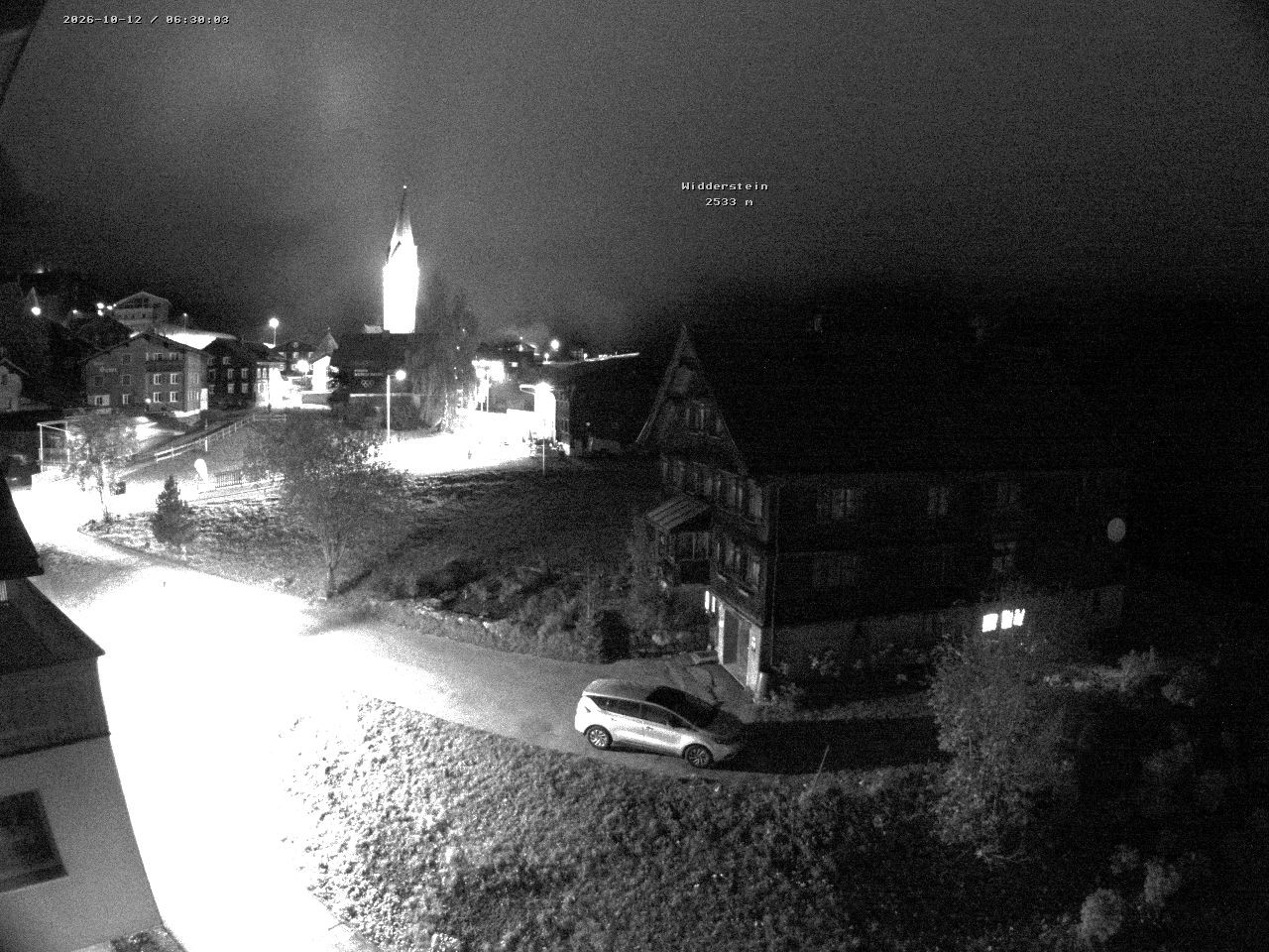 Archiv Foto Webcam Dorfzentrum von Warth