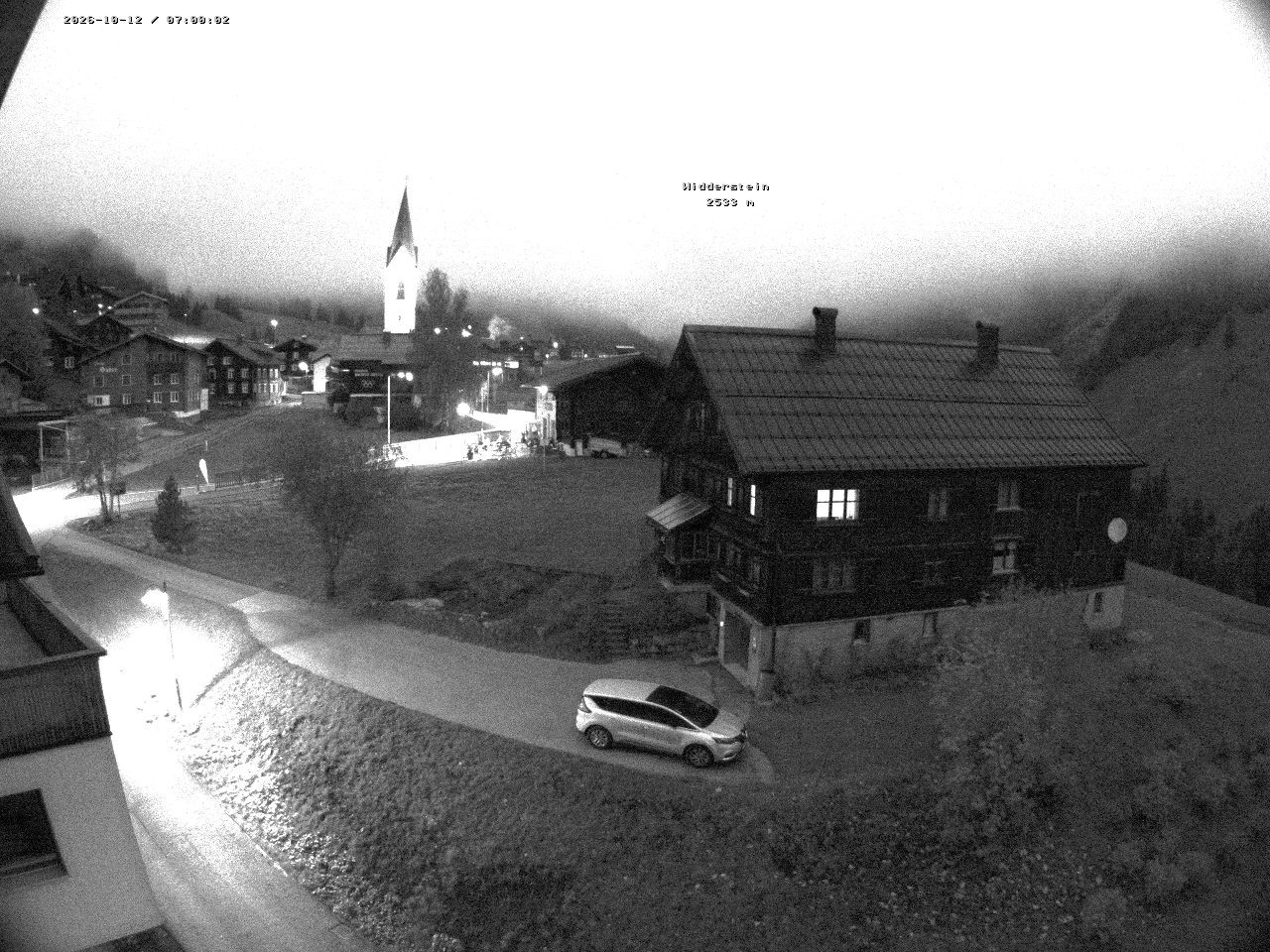 Archiv Foto Webcam Dorfzentrum von Warth