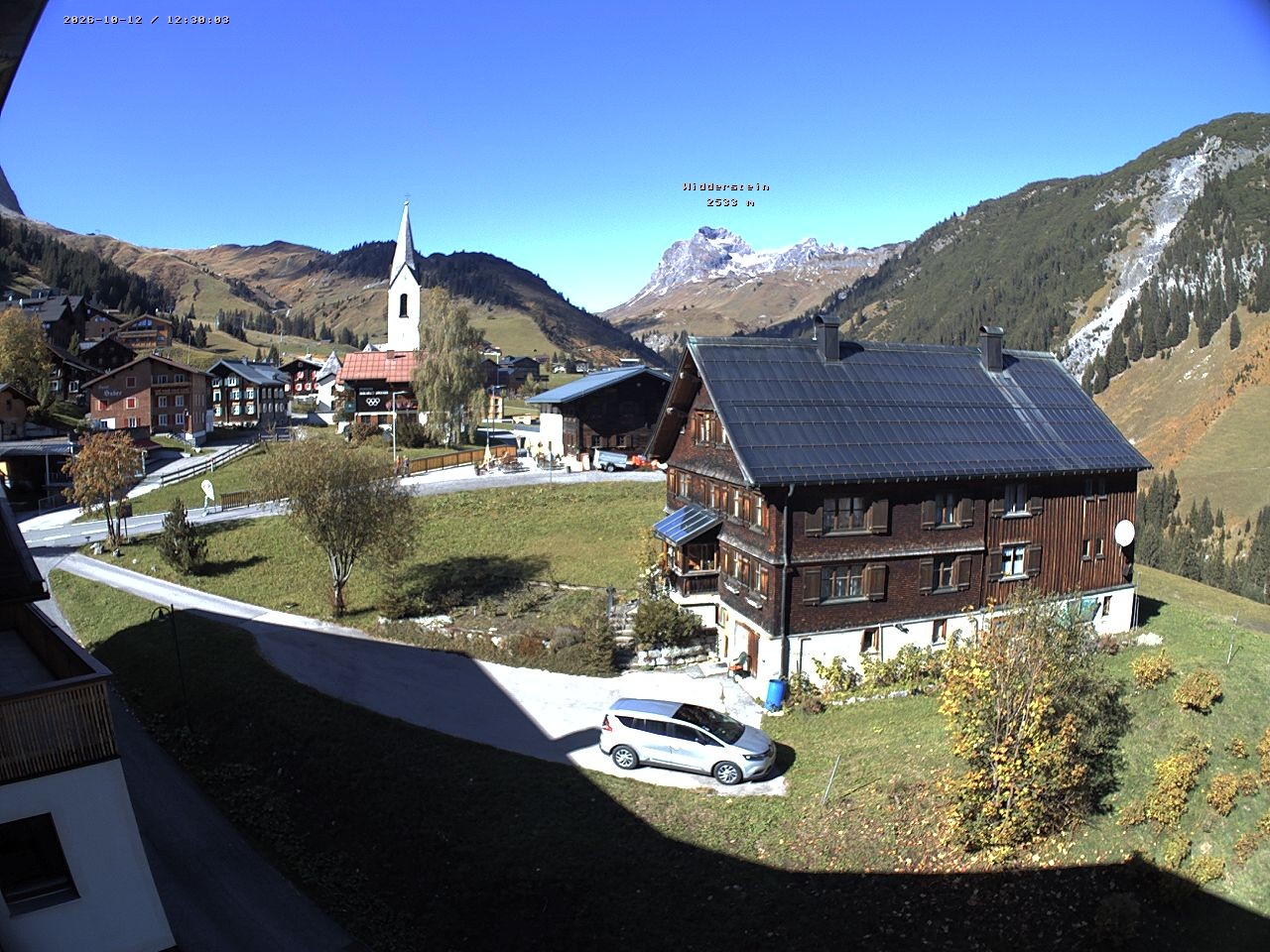 Archiv Foto Webcam Dorfzentrum von Warth