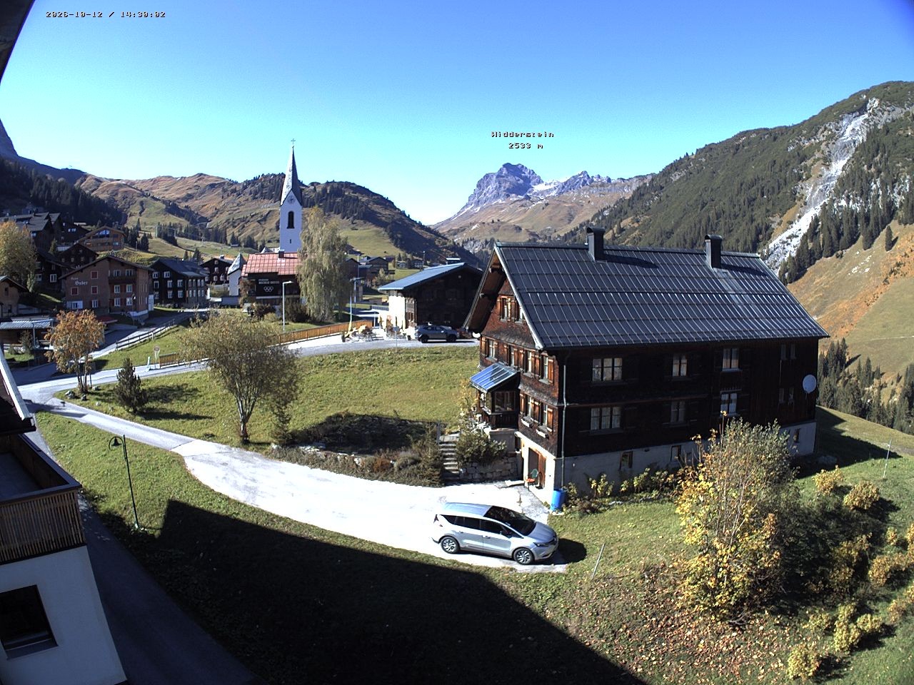 Archiv Foto Webcam Dorfzentrum von Warth