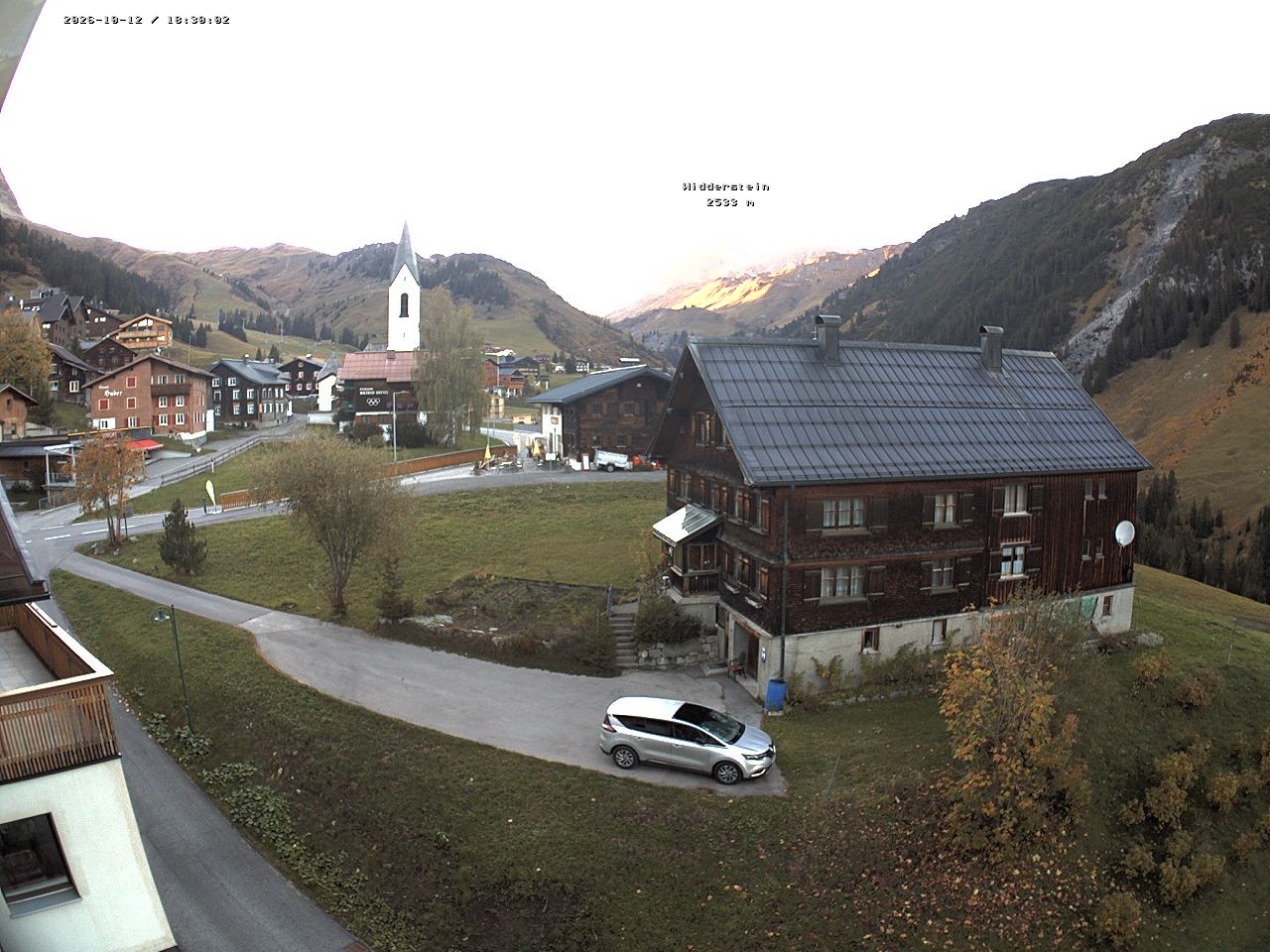 Archiv Foto Webcam Dorfzentrum von Warth