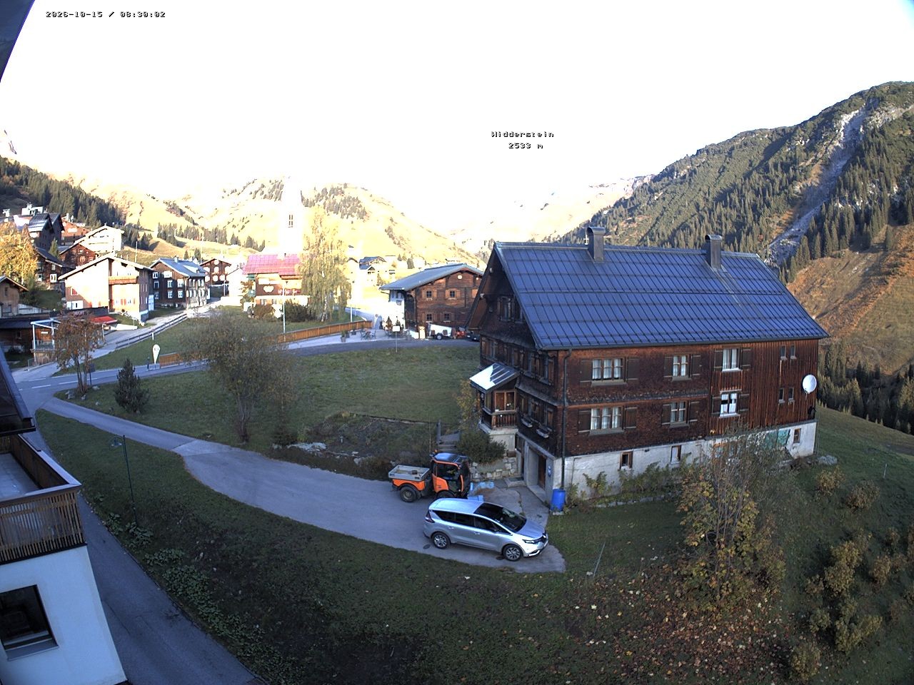 Archiv Foto Webcam Dorfzentrum von Warth