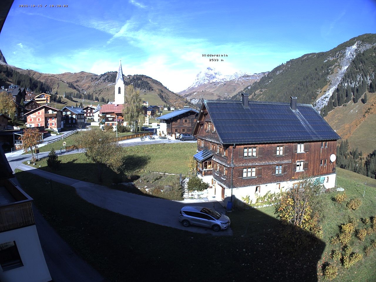 Archiv Foto Webcam Dorfzentrum von Warth