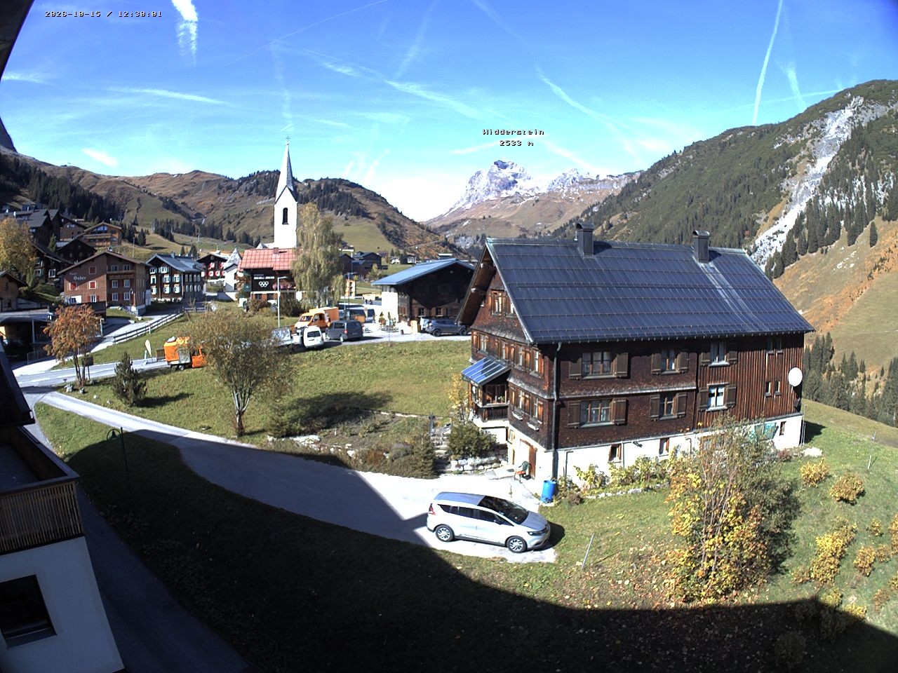 Archiv Foto Webcam Dorfzentrum von Warth