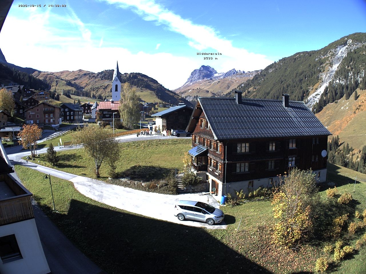 Archiv Foto Webcam Dorfzentrum von Warth