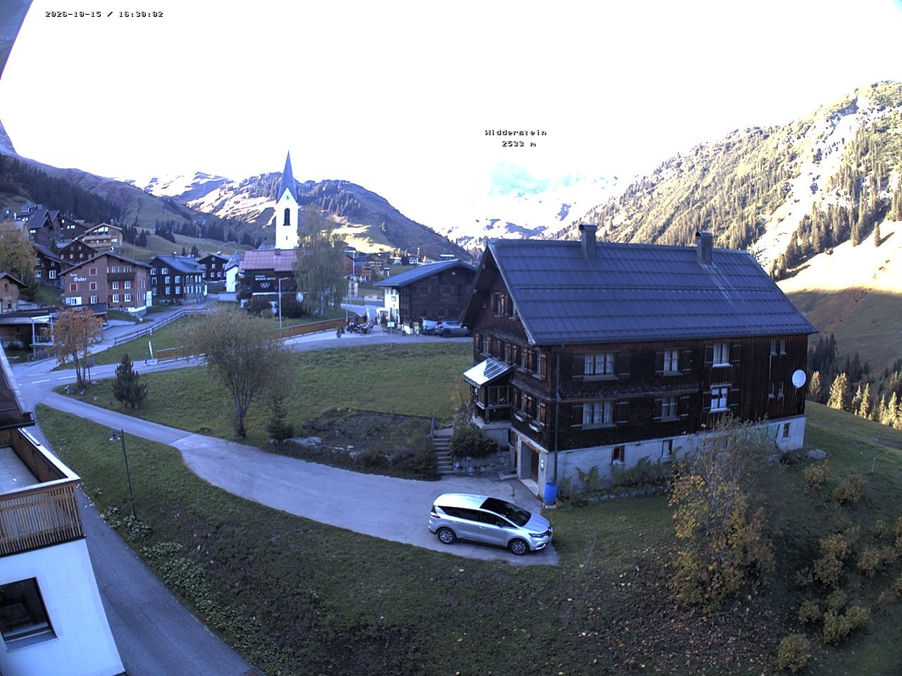 Archiv Foto Webcam Dorfzentrum von Warth