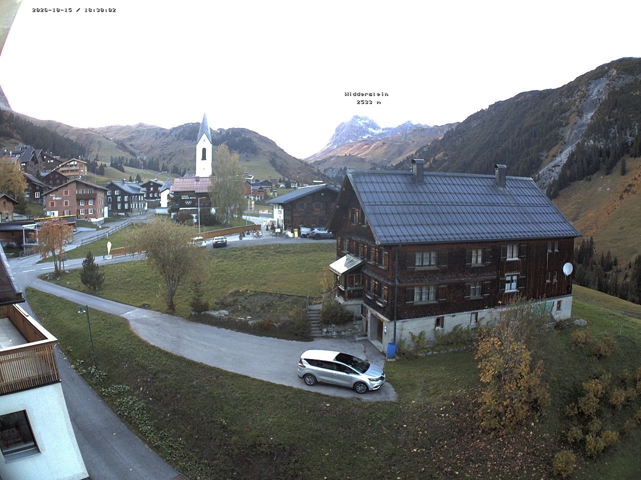 Archiv Foto Webcam Dorfzentrum von Warth