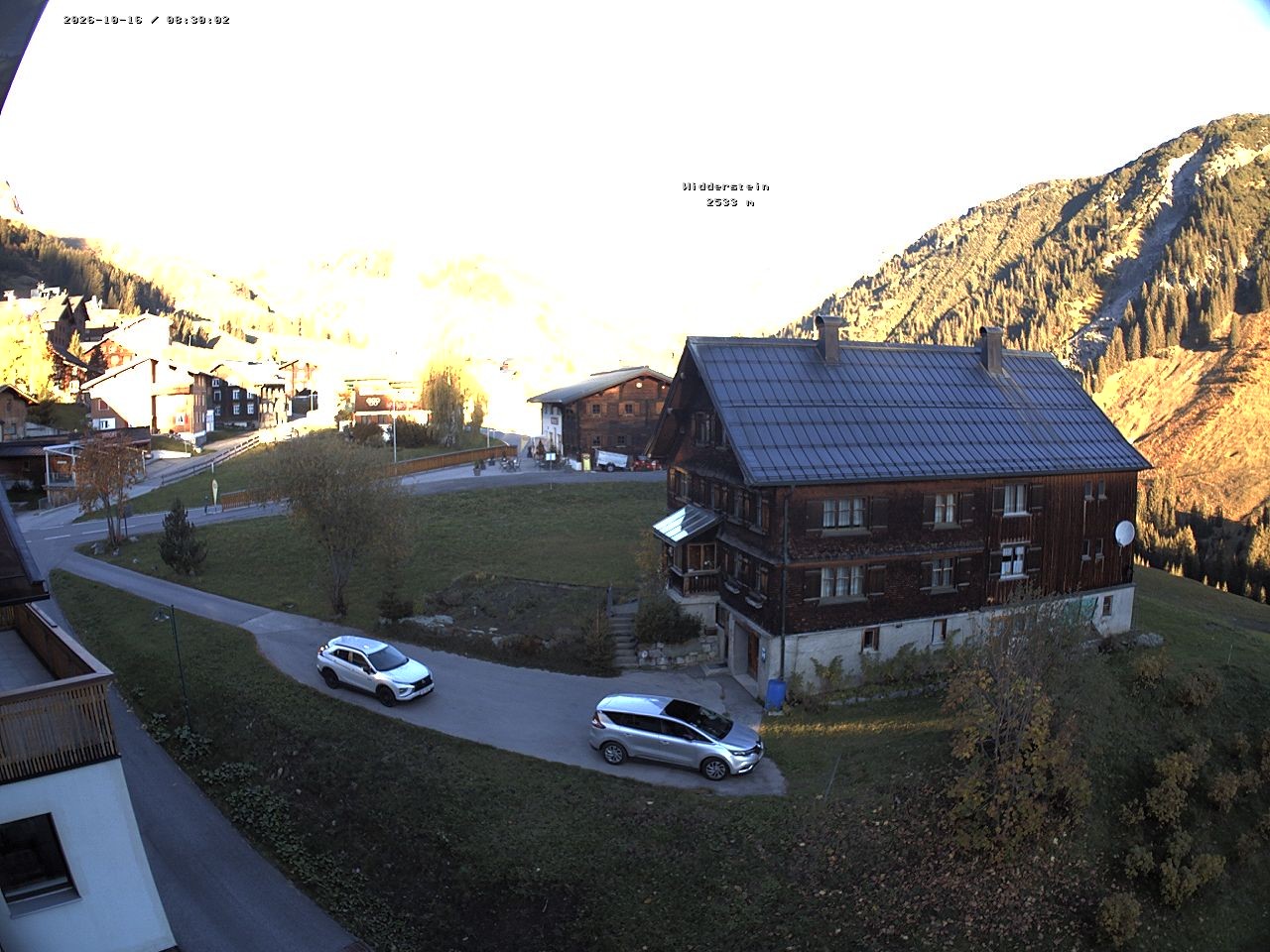 Archiv Foto Webcam Dorfzentrum von Warth