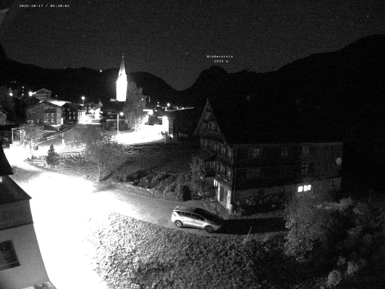 Archiv Foto Webcam Dorfzentrum von Warth