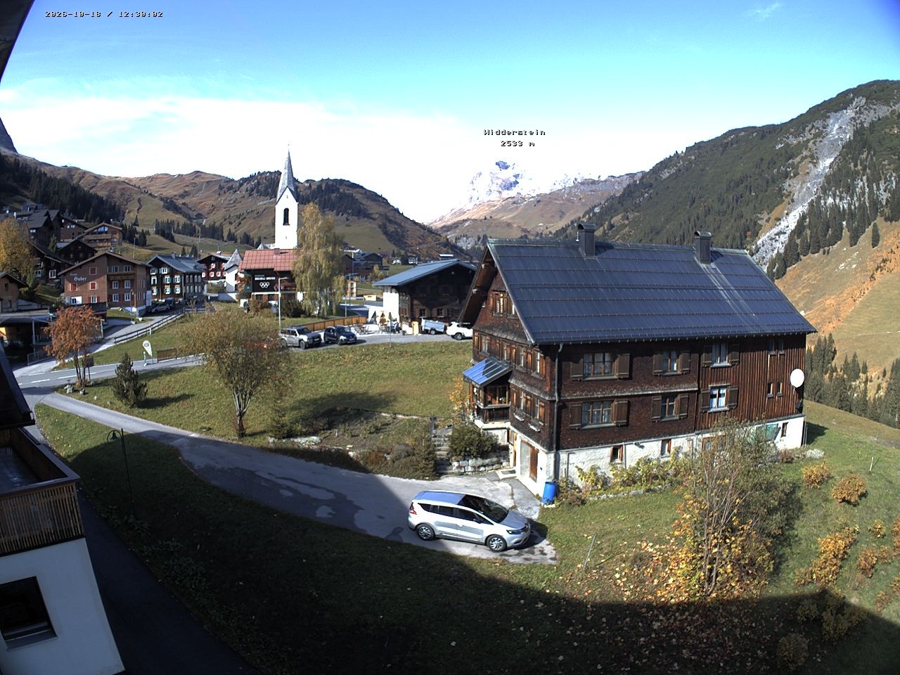Archiv Foto Webcam Dorfzentrum von Warth