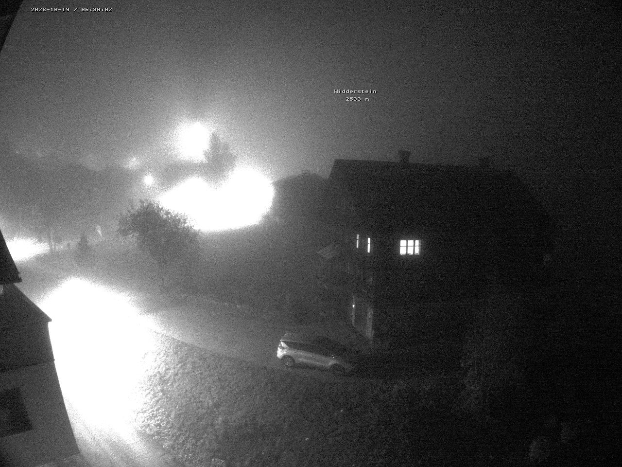 Archiv Foto Webcam Dorfzentrum von Warth