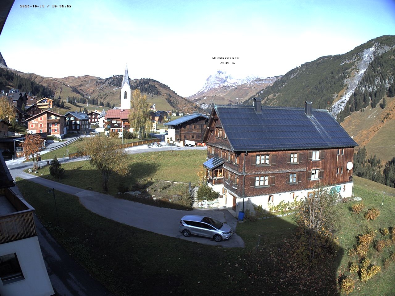 Archiv Foto Webcam Dorfzentrum von Warth
