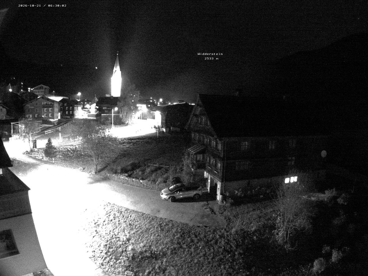 Archiv Foto Webcam Dorfzentrum von Warth