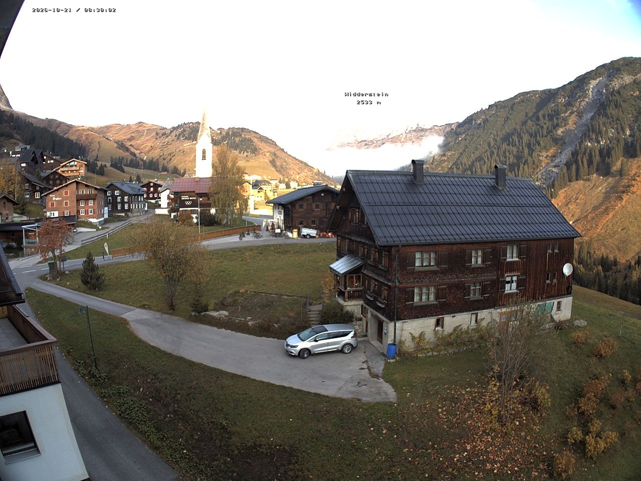 Archiv Foto Webcam Dorfzentrum von Warth