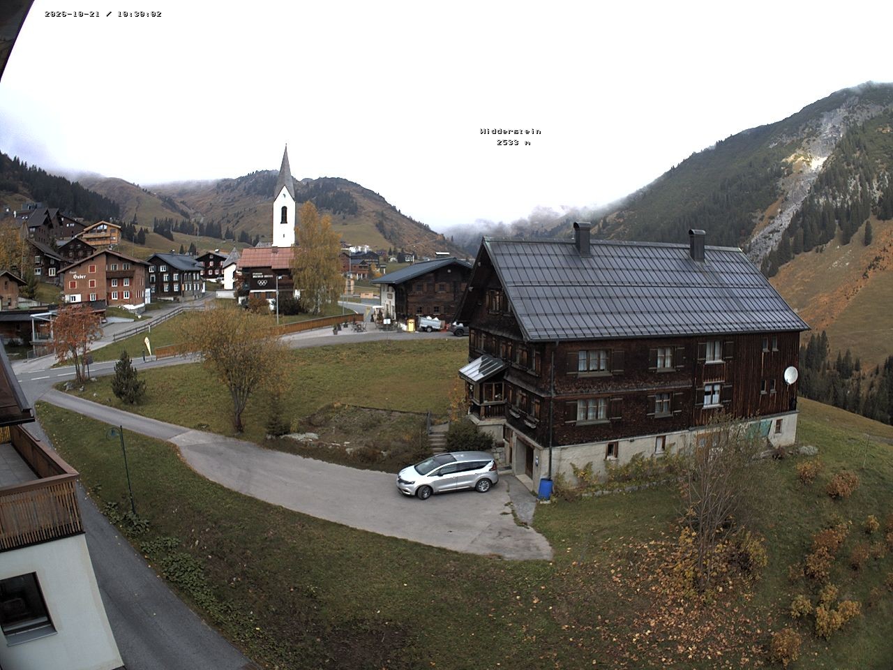 Archiv Foto Webcam Dorfzentrum von Warth