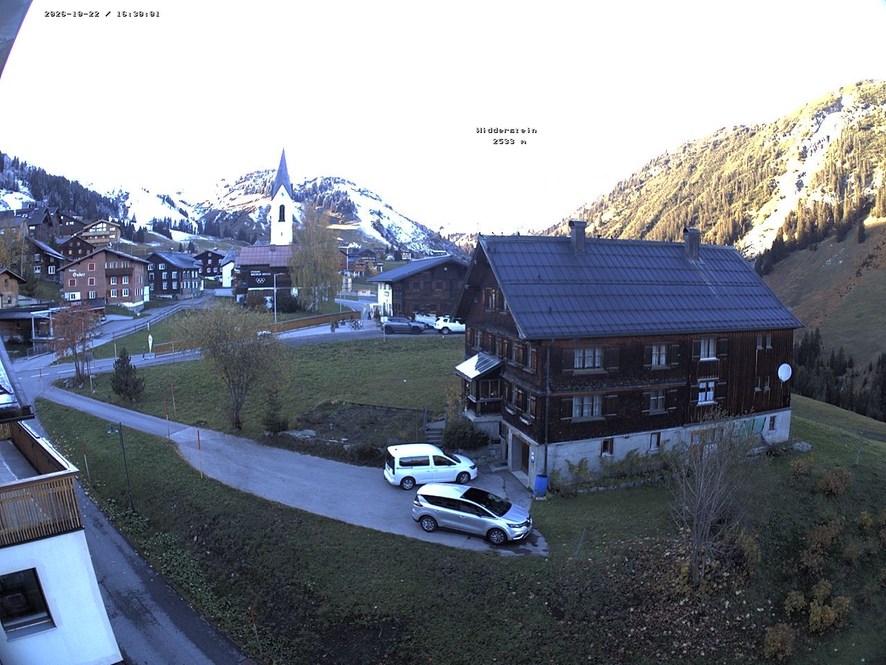 Archived image Webcam Village center Warth