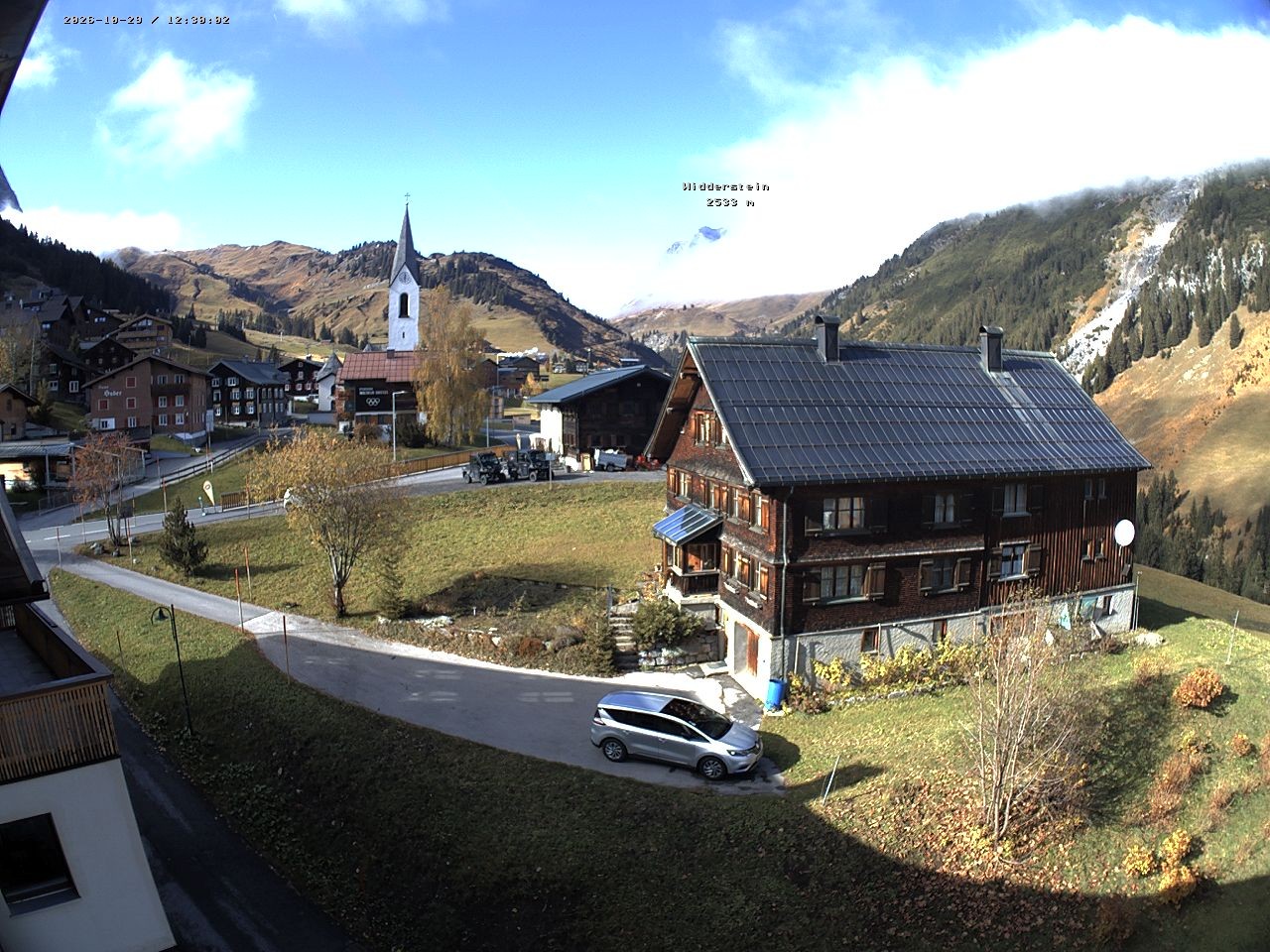 Archived image Webcam Village center Warth