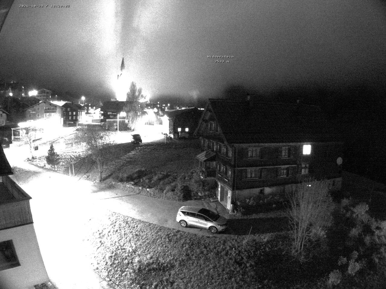 Archiv Foto Webcam Dorfzentrum von Warth