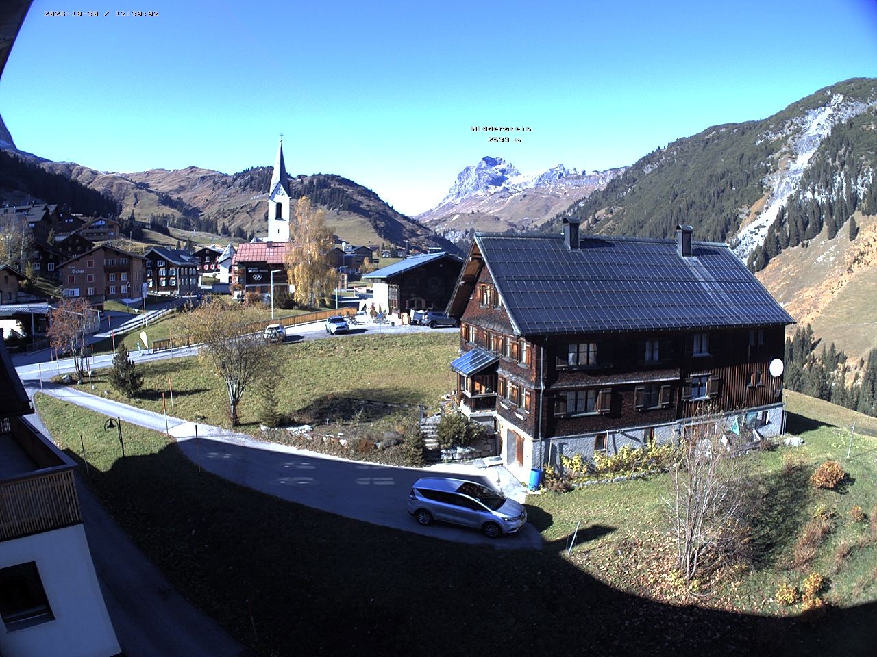 Archived image Webcam Village center Warth