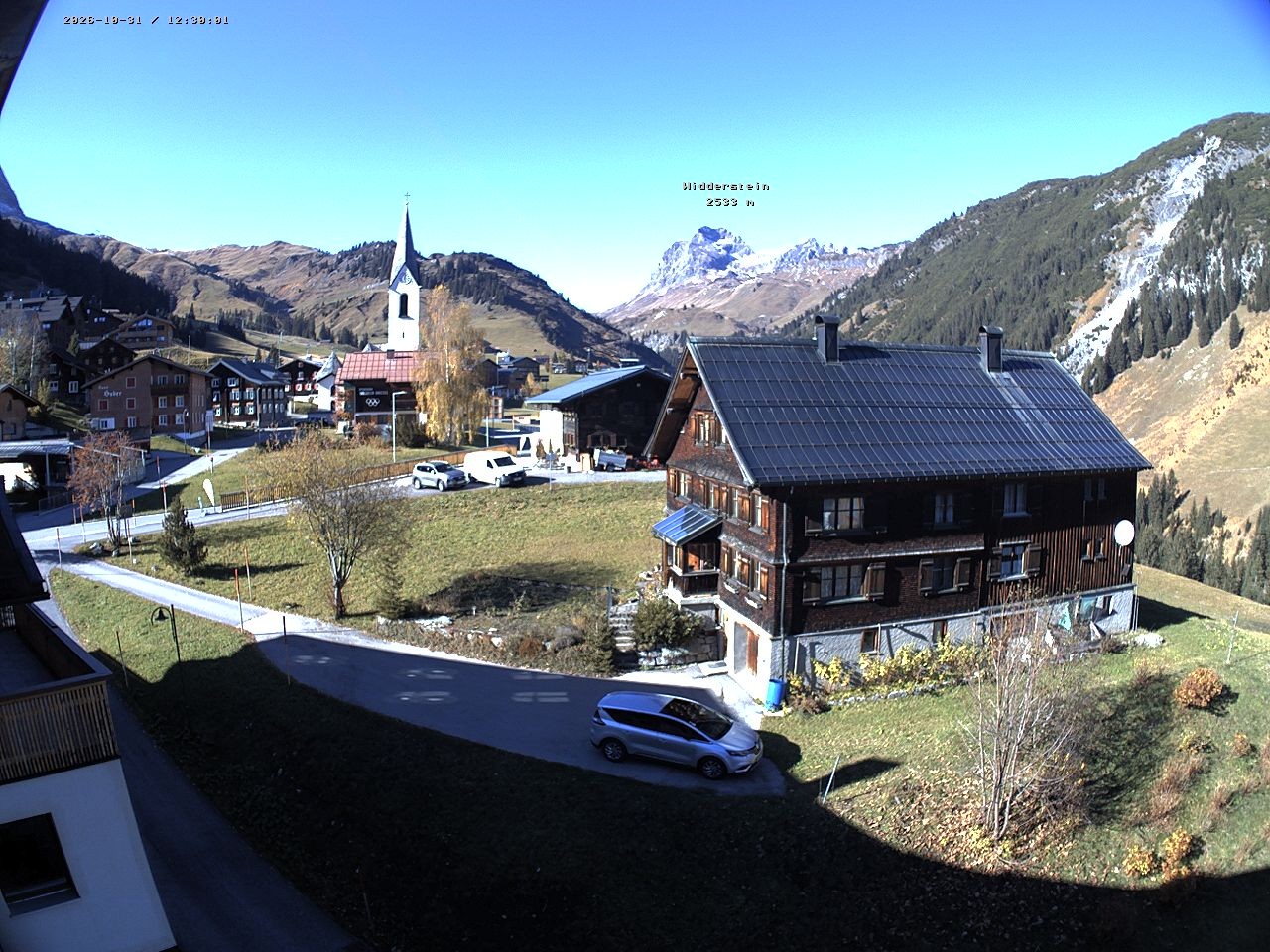 Archived image Webcam Village center Warth