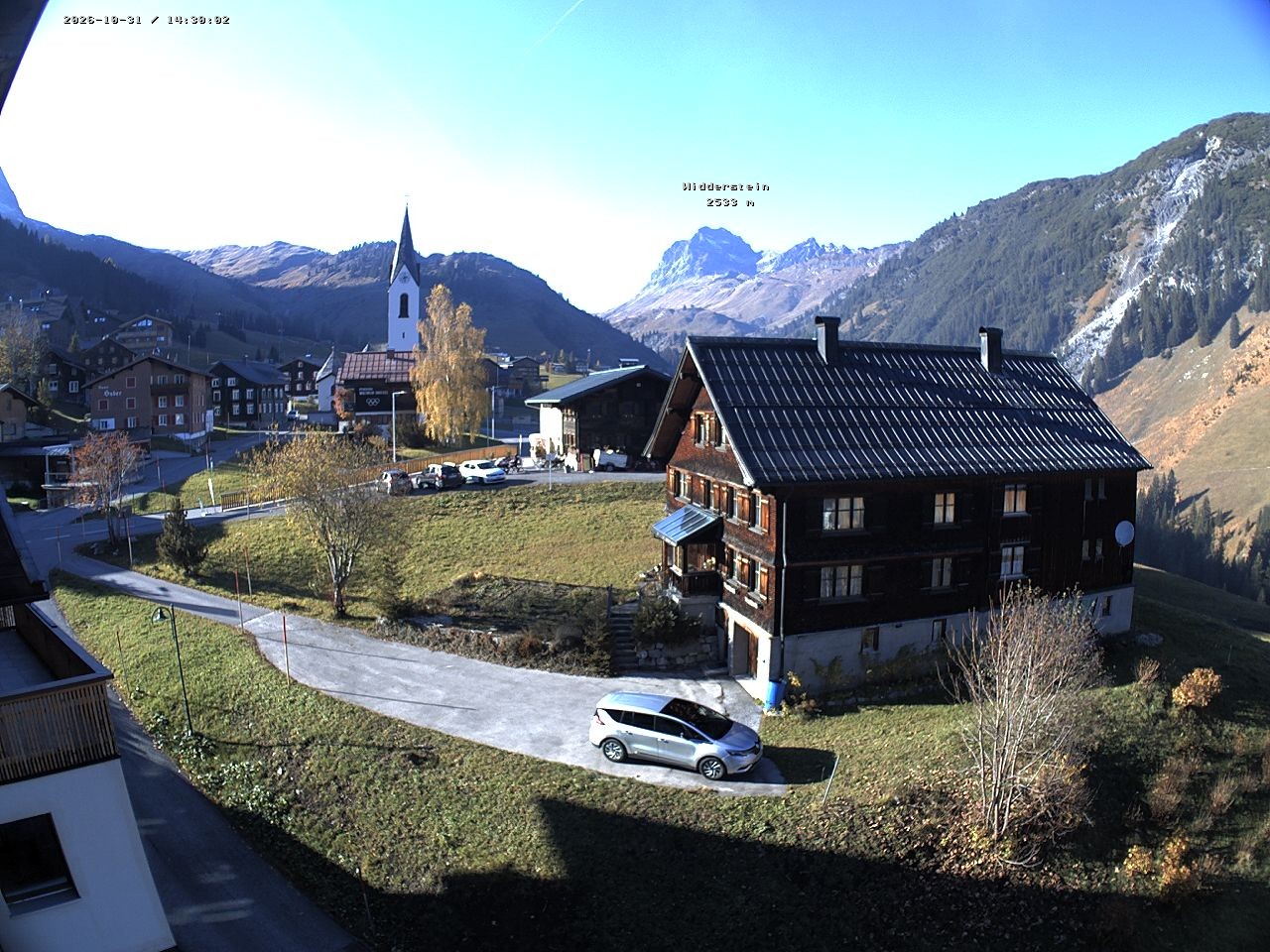 Archiv Foto Webcam Dorfzentrum von Warth