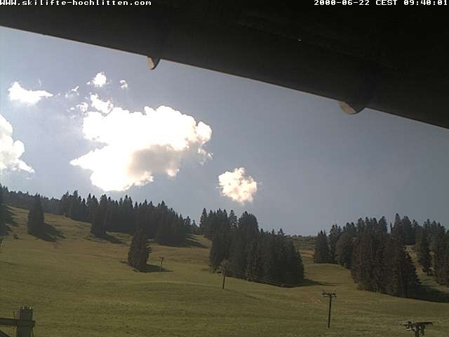 Archiv Foto Webcam Hochlitten Riefensberg im Bregenzerwald