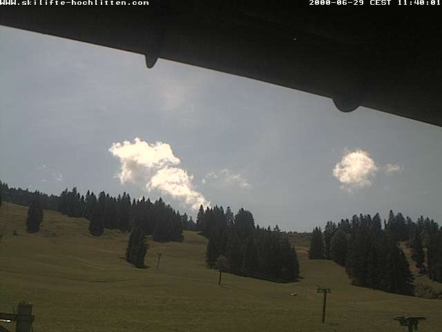 Archiv Foto Webcam Hochlitten Riefensberg im Bregenzerwald