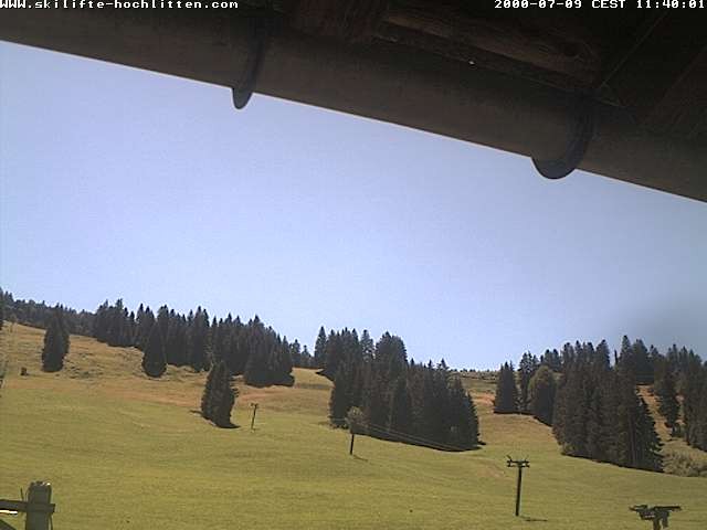 Archiv Foto Webcam Hochlitten Riefensberg im Bregenzerwald