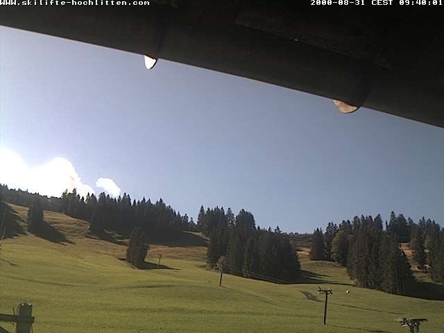 Archiv Foto Webcam Hochlitten Riefensberg im Bregenzerwald