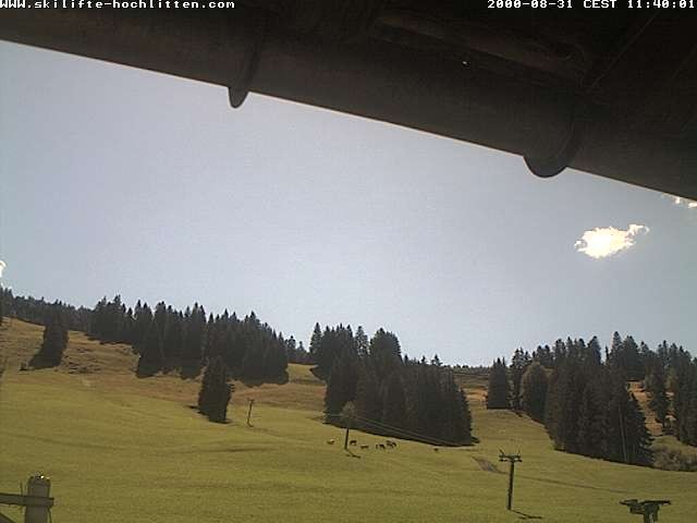Archiv Foto Webcam Hochlitten Riefensberg im Bregenzerwald