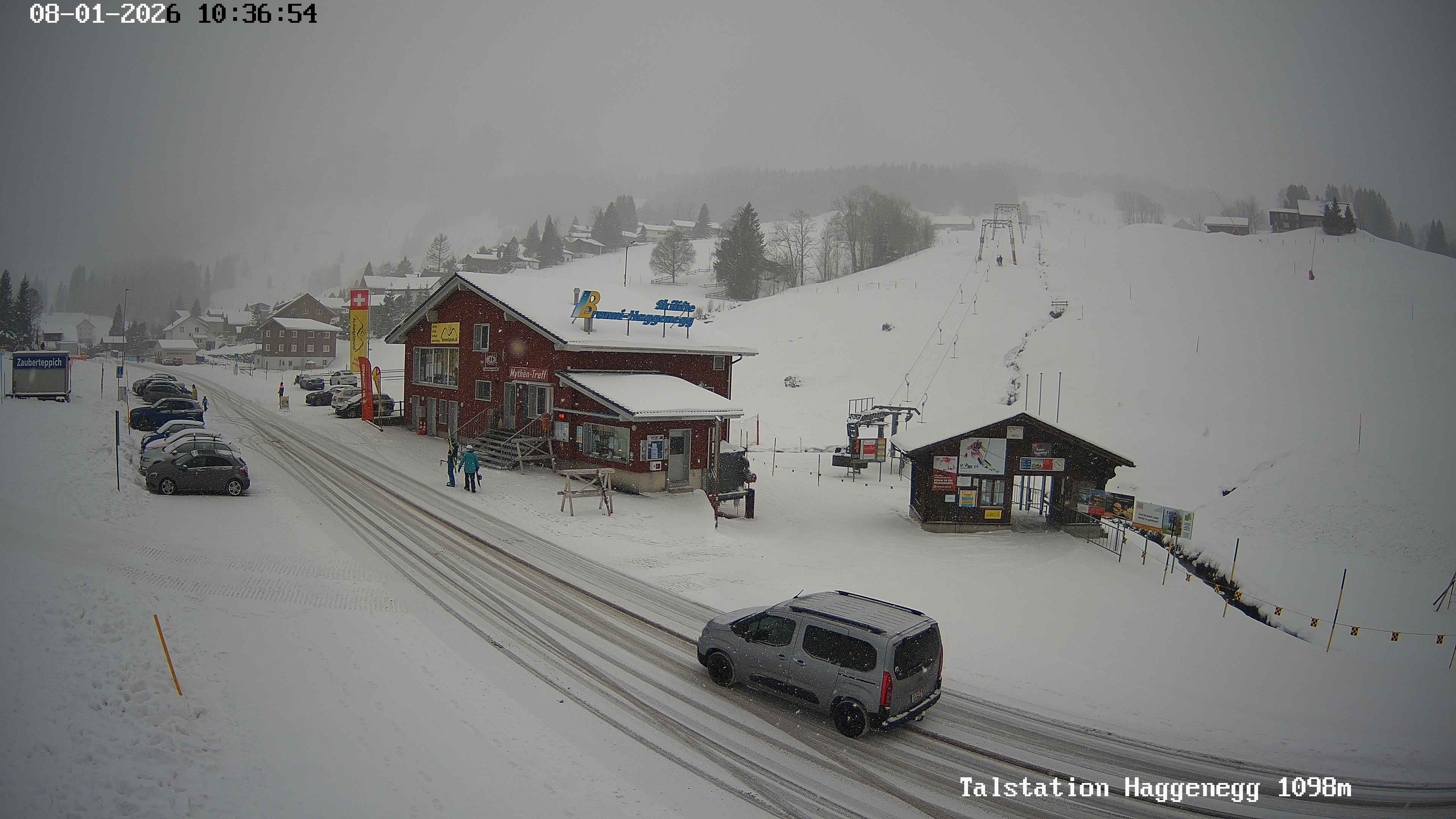 Archiv Foto Webcam Talstation Skilifte Brunni-Haggenegg, Zentralschweiz