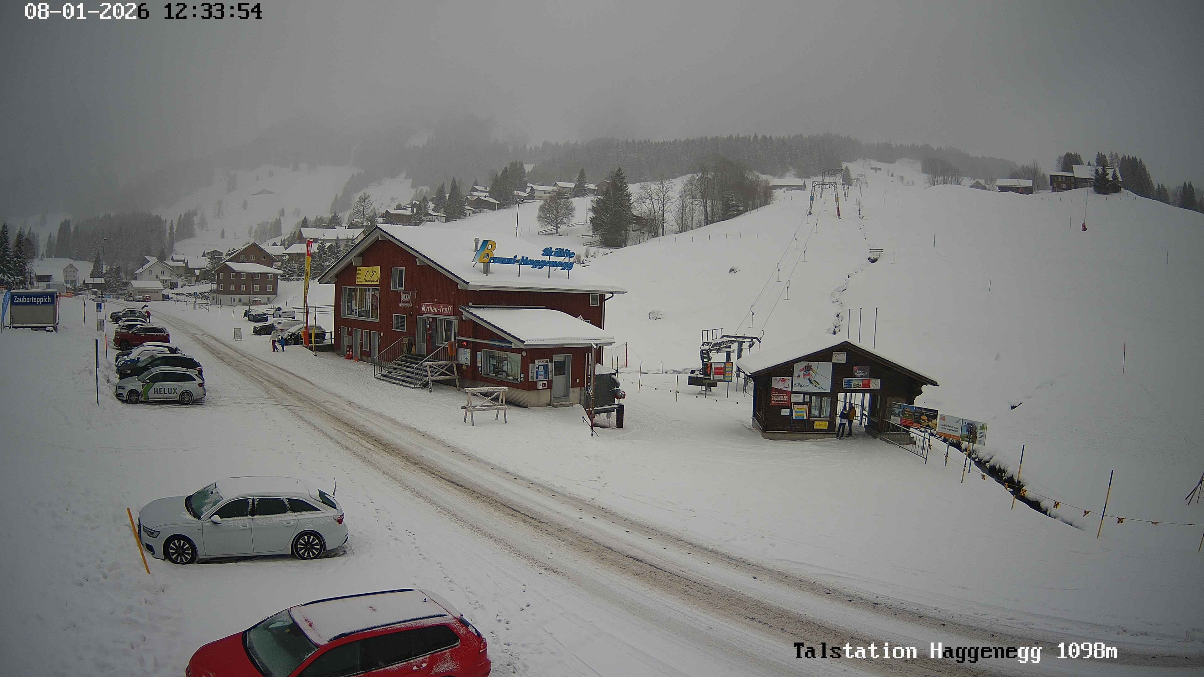 Archiv Foto Webcam Talstation Skilifte Brunni-Haggenegg, Zentralschweiz