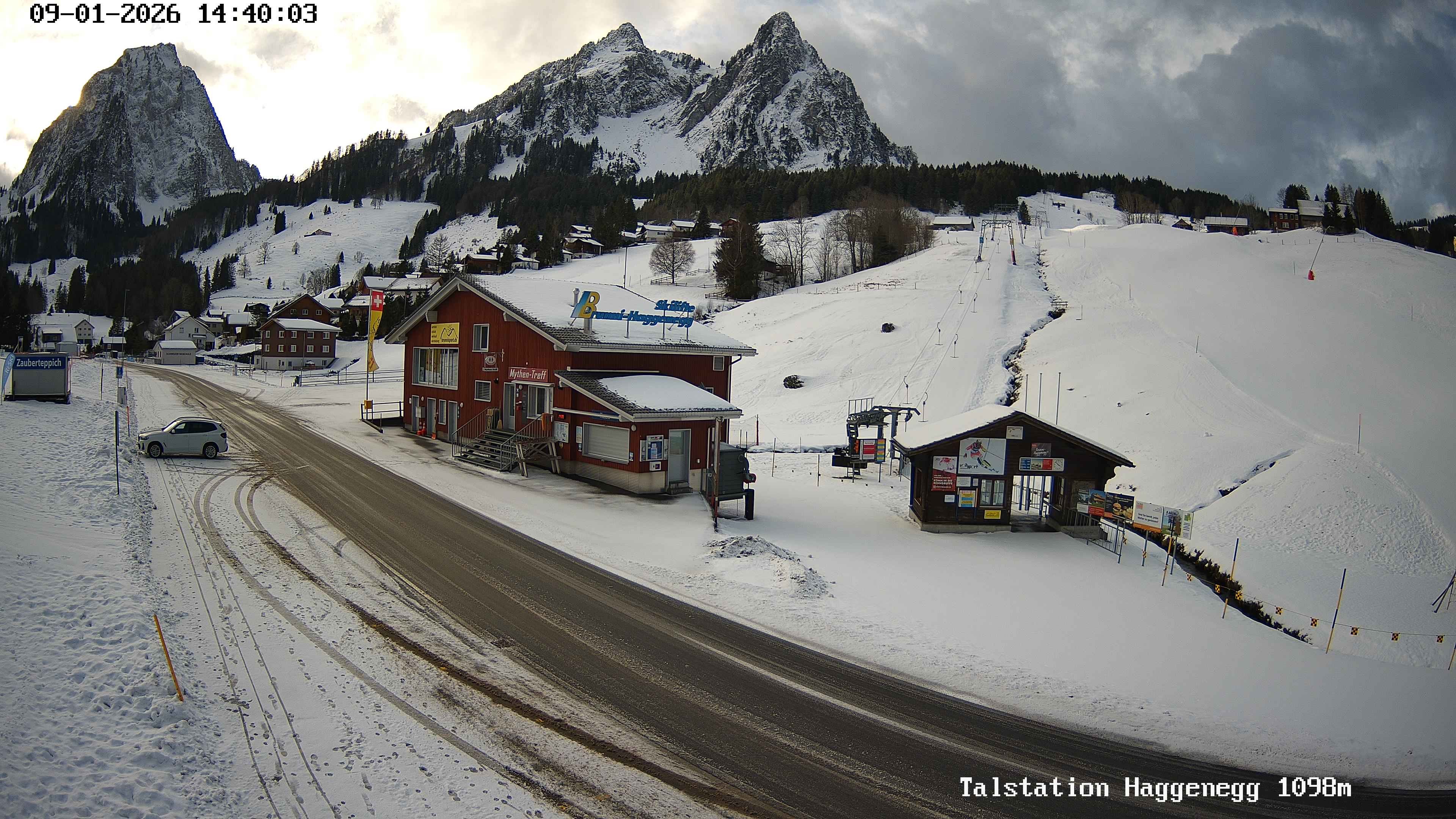 Archiv Foto Webcam Talstation Skilifte Brunni-Haggenegg, Zentralschweiz