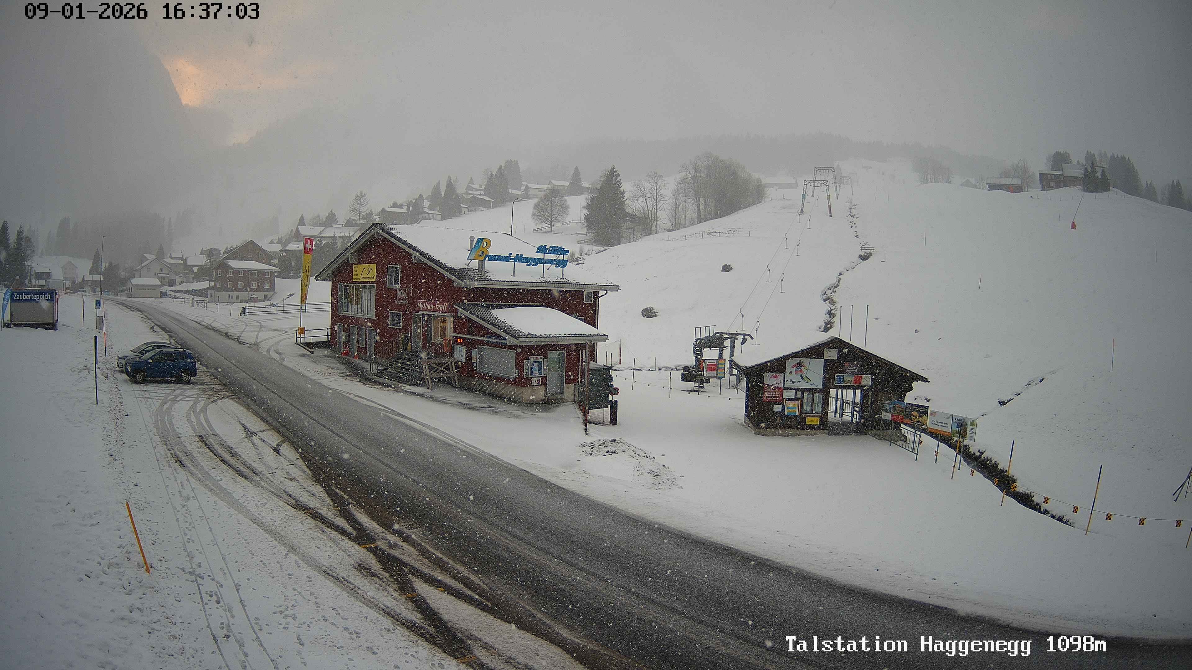 Archiv Foto Webcam Talstation Skilifte Brunni-Haggenegg, Zentralschweiz