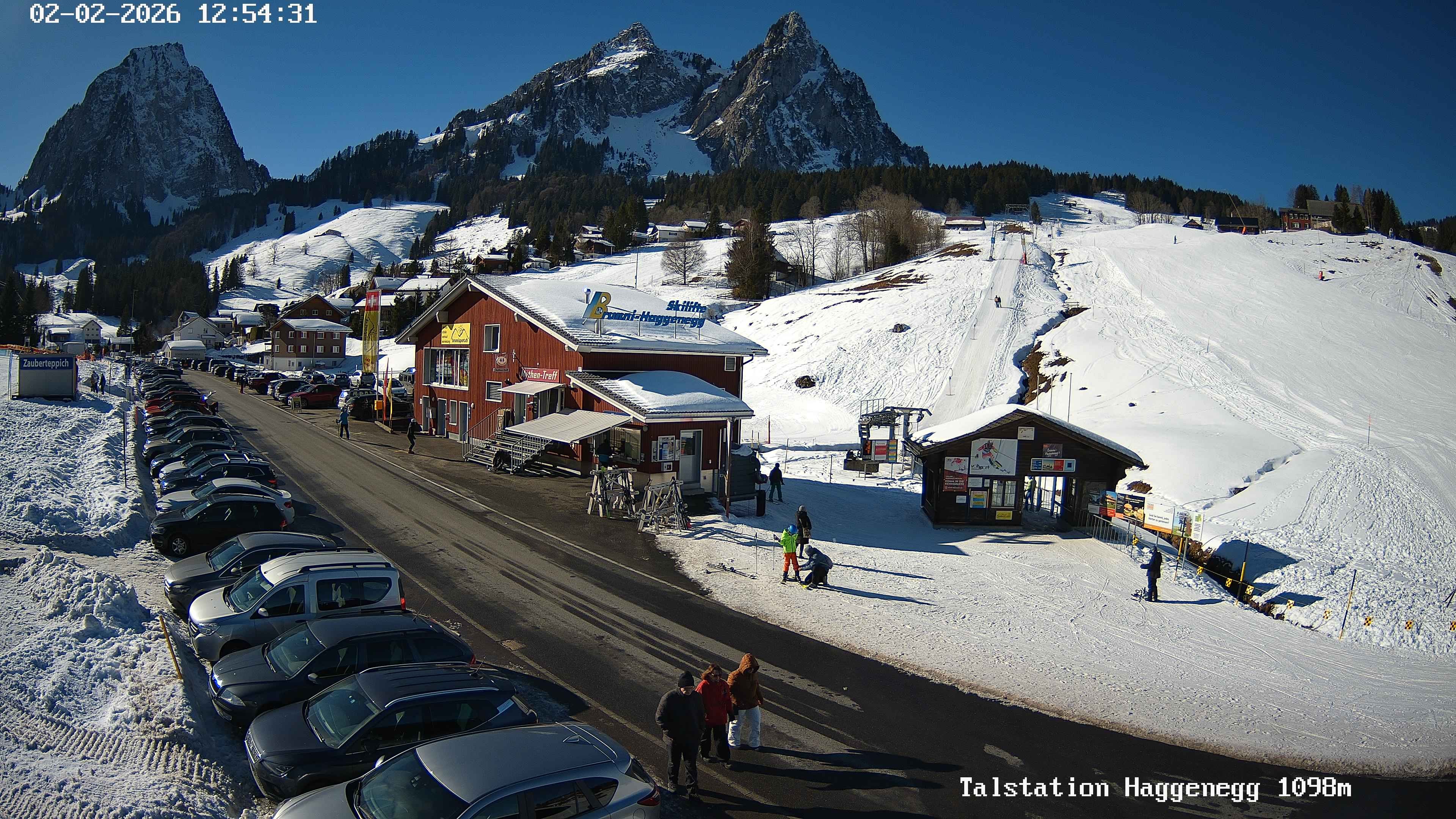 Archiv Foto Webcam Talstation Skilifte Brunni-Haggenegg, Zentralschweiz