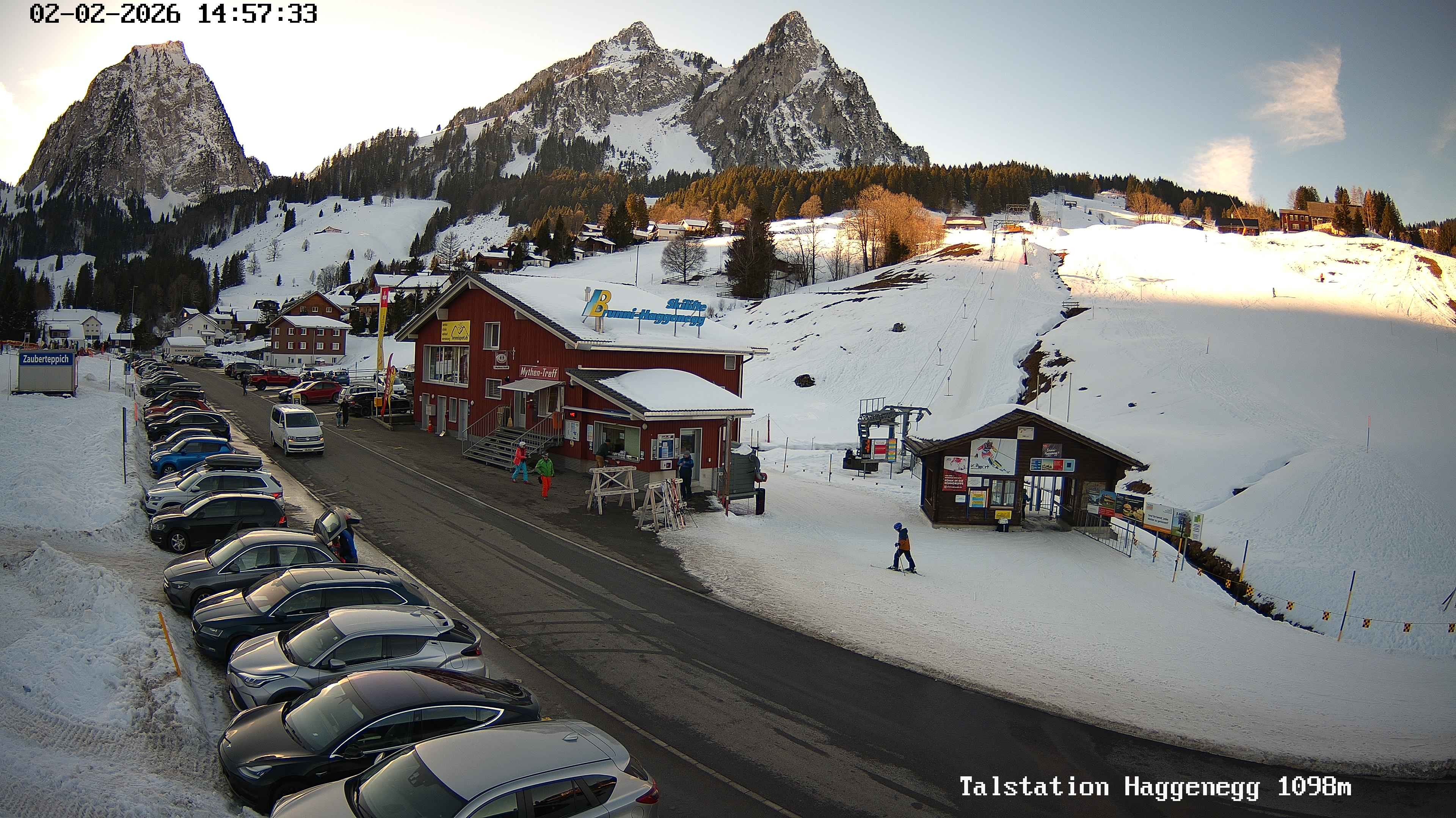 Archiv Foto Webcam Talstation Skilifte Brunni-Haggenegg, Zentralschweiz