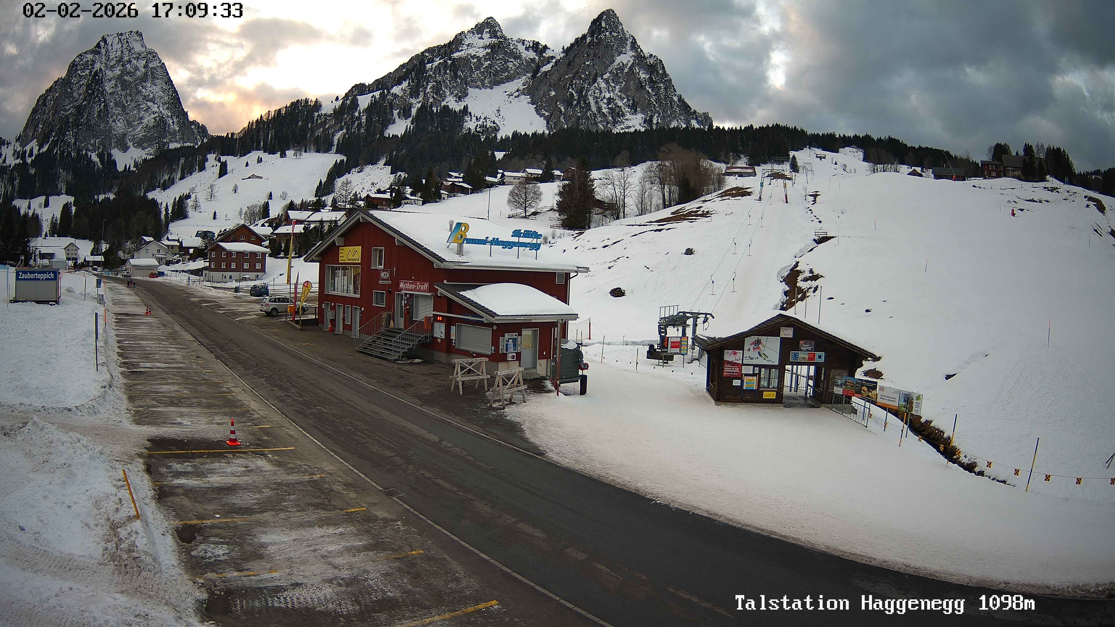 Archiv Foto Webcam Talstation Skilifte Brunni-Haggenegg, Zentralschweiz