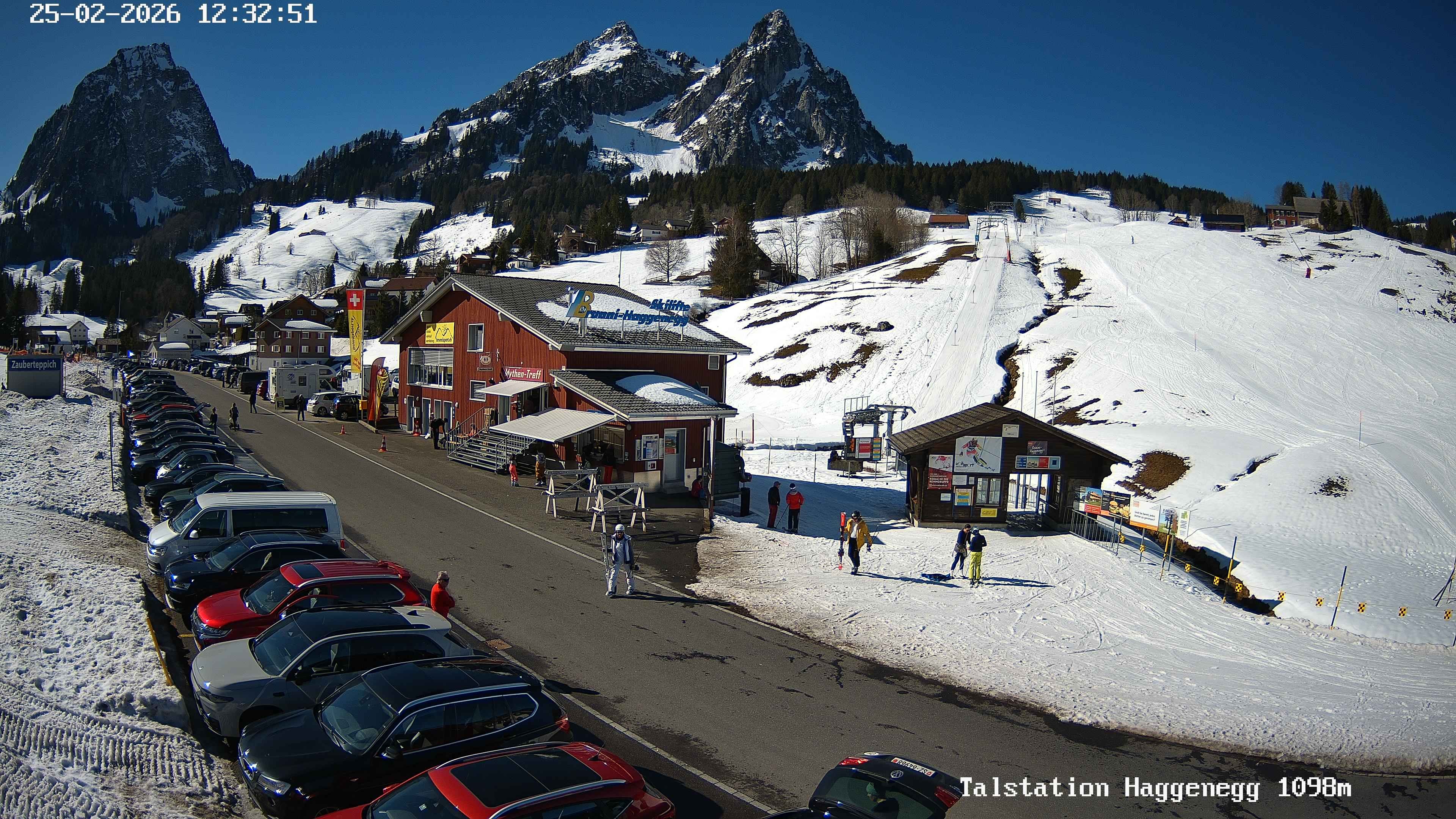 Archiv Foto Webcam Talstation Skilifte Brunni-Haggenegg, Zentralschweiz
