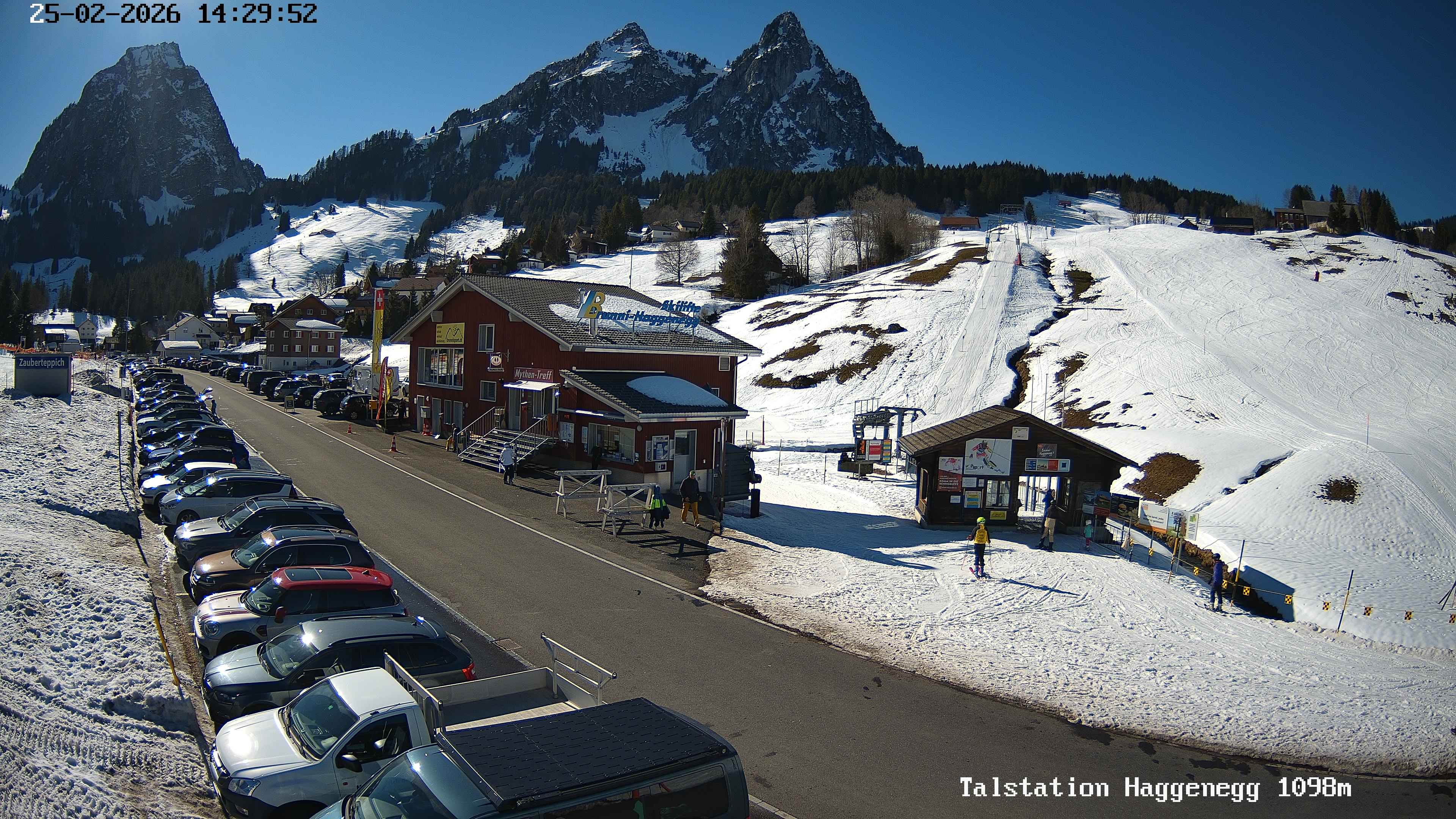 Archiv Foto Webcam Talstation Skilifte Brunni-Haggenegg, Zentralschweiz