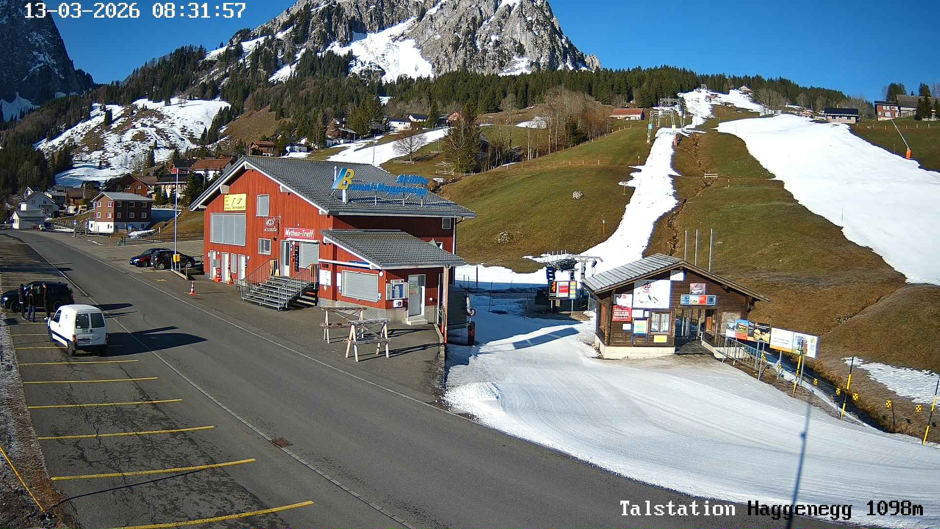 Archiv Foto Webcam Talstation Skilifte Brunni-Haggenegg, Zentralschweiz